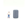 Portable Toilet H0 1:87