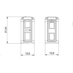 Portable Toilet H0 1:87