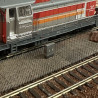 Perforated Concrete Slab Set - 10 Pieces H0 1:87